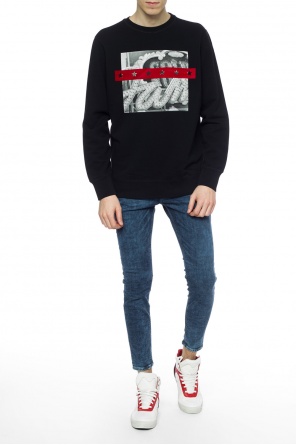 Bluza typu 'oversize' z nadrukiem, zdjęcie 2 Bluza typu 'oversize' z nadrukiem od Diesel